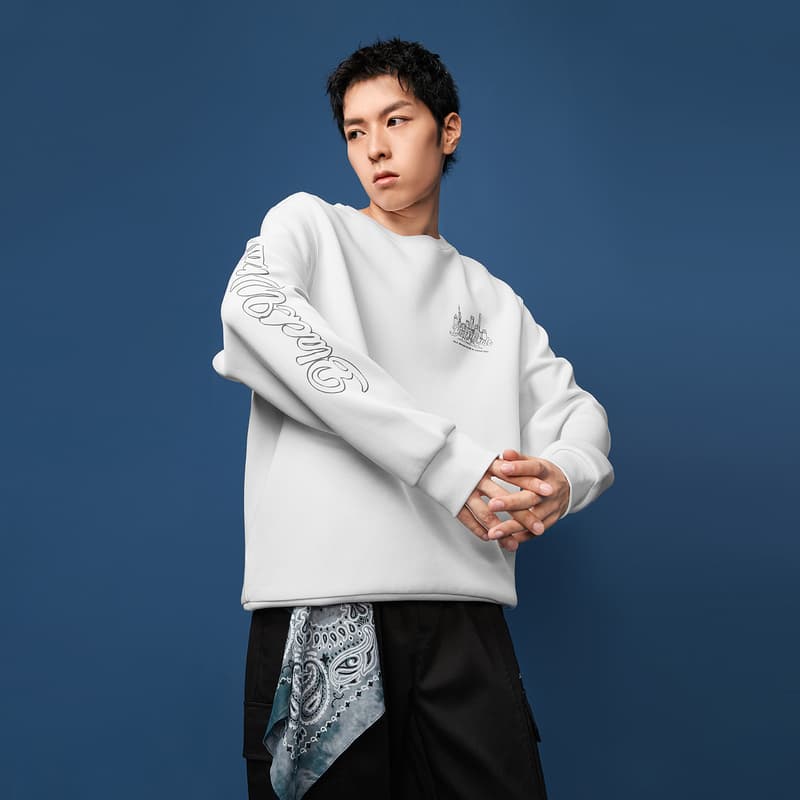 Кофта HLA JEANS Letter Print Sweatshirt - изображение 3