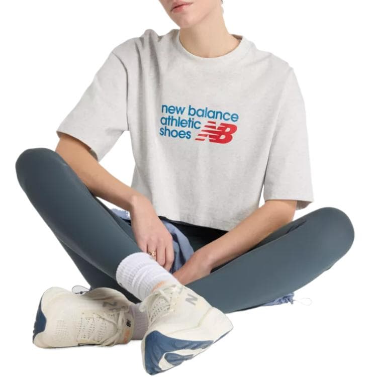 Футболка New Balance Athletics Premium T-Shirt Grey - изображение 5