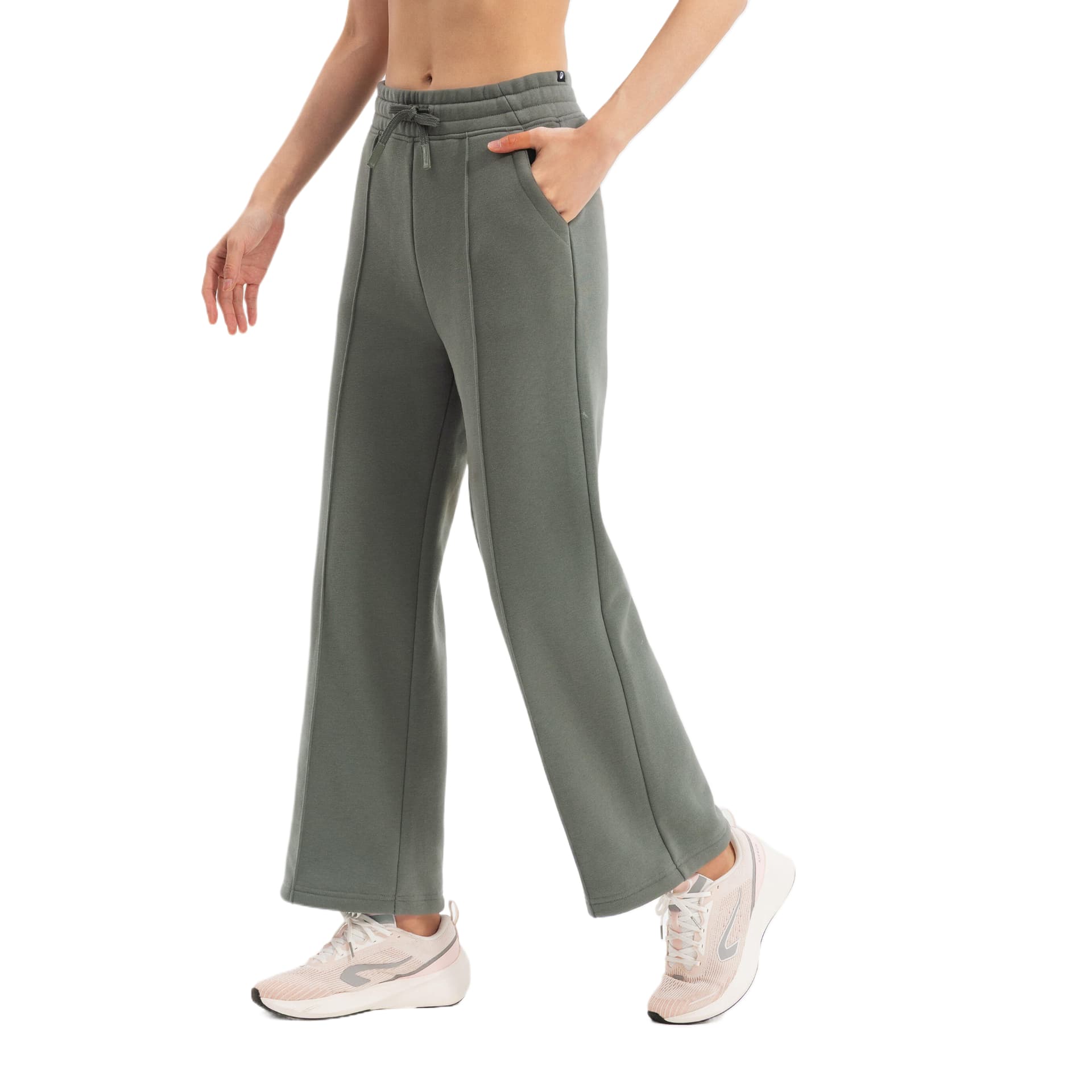 Штаны DECATHLON Хаки зеленые Женские Спортивные Брюки - изображение 3