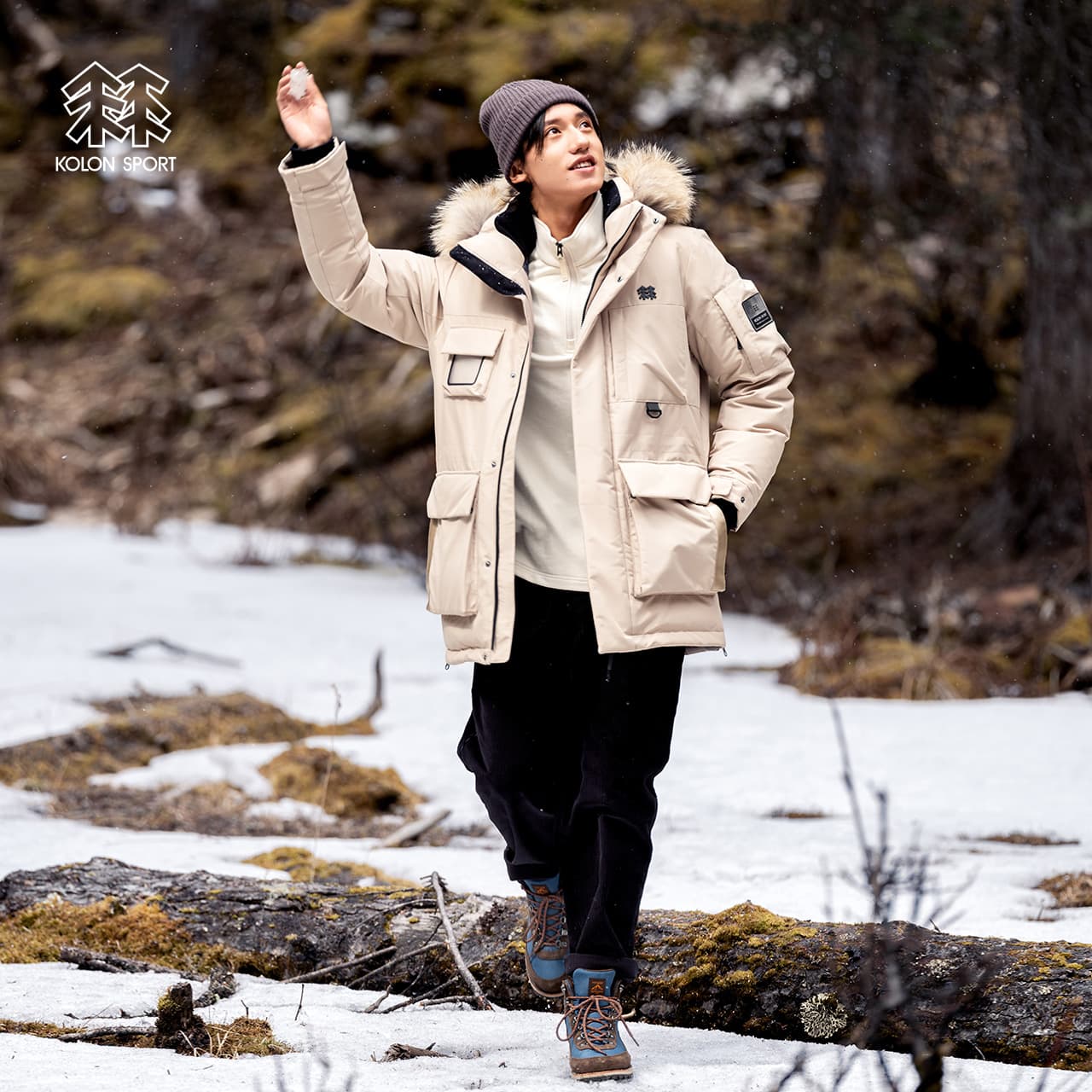 Зимняя куртка KOLON SPORT OFF CAMP Antarctica Down Jacket - изображение 3