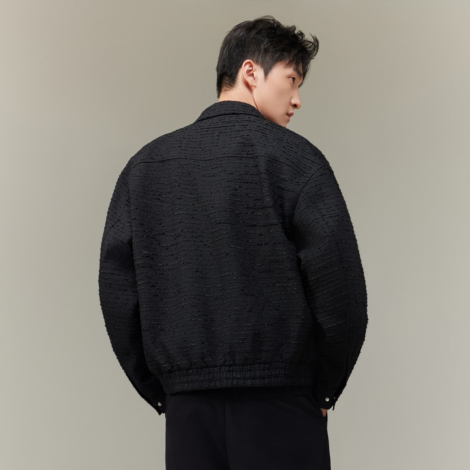 Куртка Cabbeen Charcoal Black 01 Мужские Куртки - изображение 5
