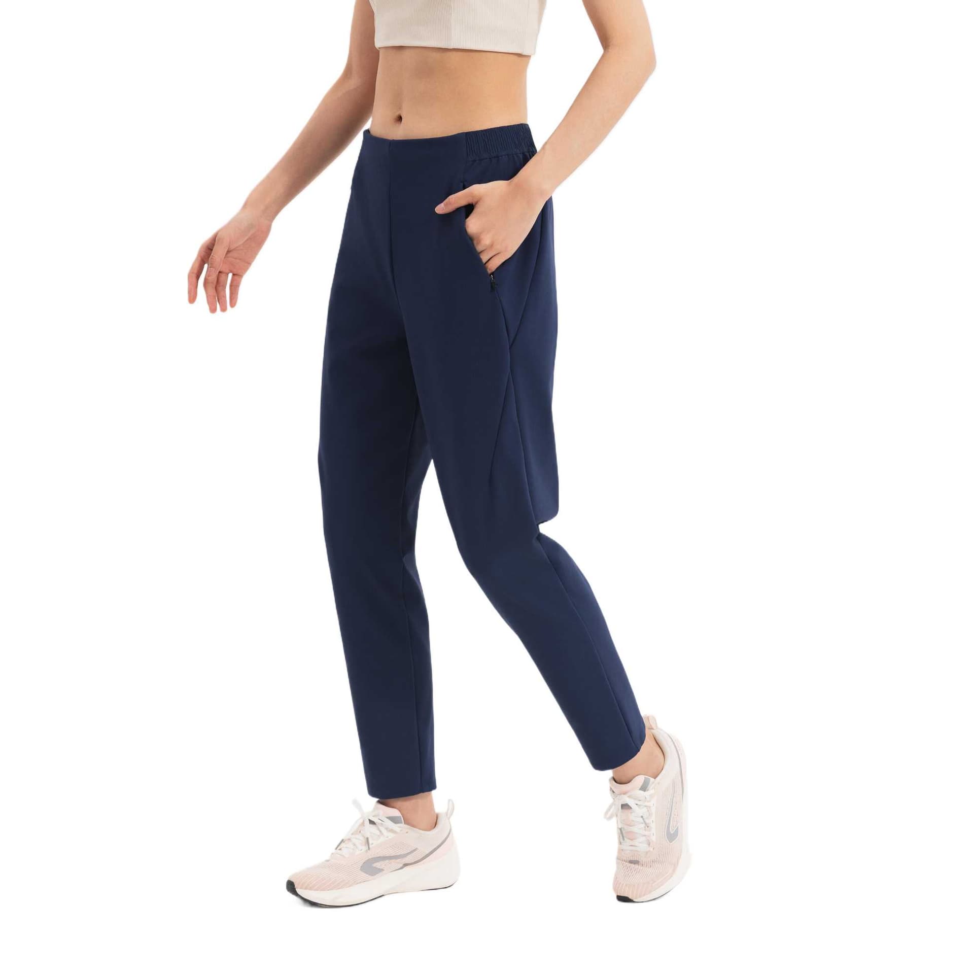 DECATHLON Серый Синий Женские Флисовые Штаны - изображение 2