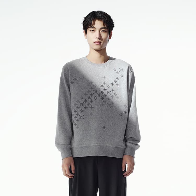 Кофта PEACEBIRD MEN Star Print Sweatshirt - изображение 3