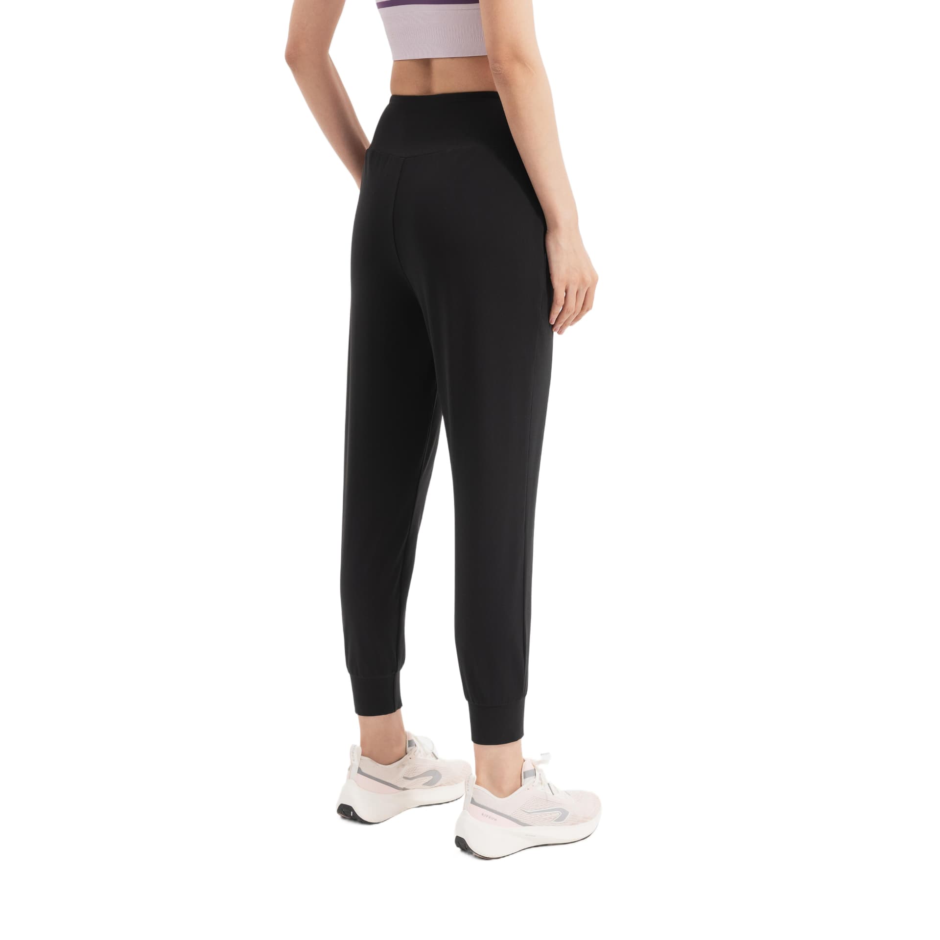 DECATHLON Дымчатый Черный Женские Йога Штаны - изображение 2