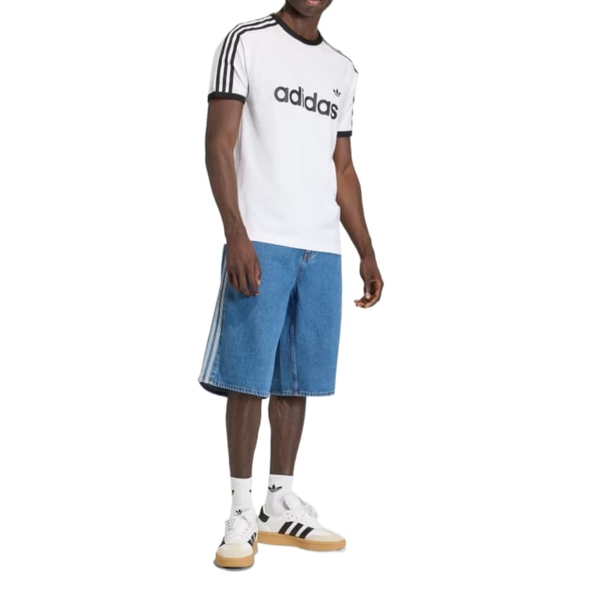 Джинсовые шорты adidas originals ADICOLOR Firebird - изображение 4