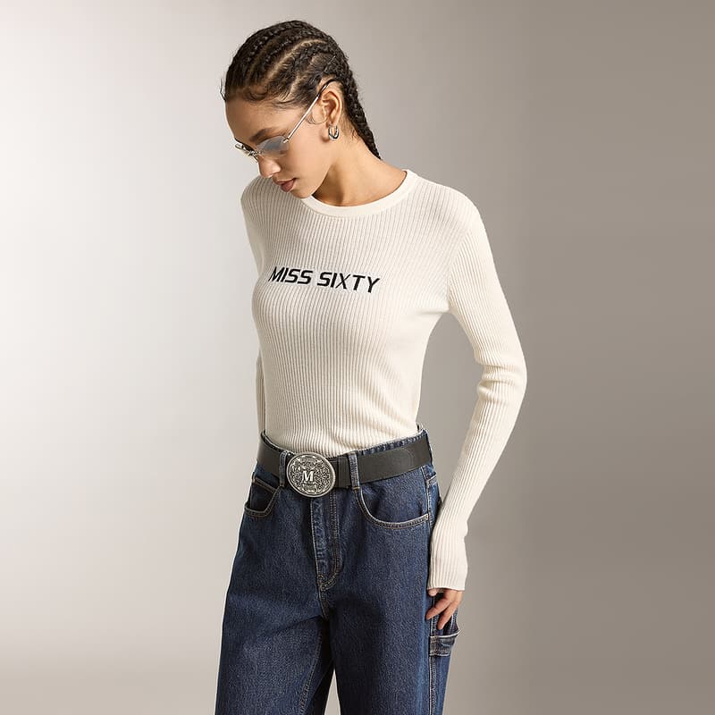 Кофта Miss Sixty Slim Fit Long Sleeve Sweater - изображение 6