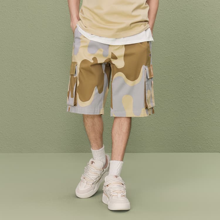 Шорты Champion Rochester C-Logo Shorts Yellow Camo - изображение 3