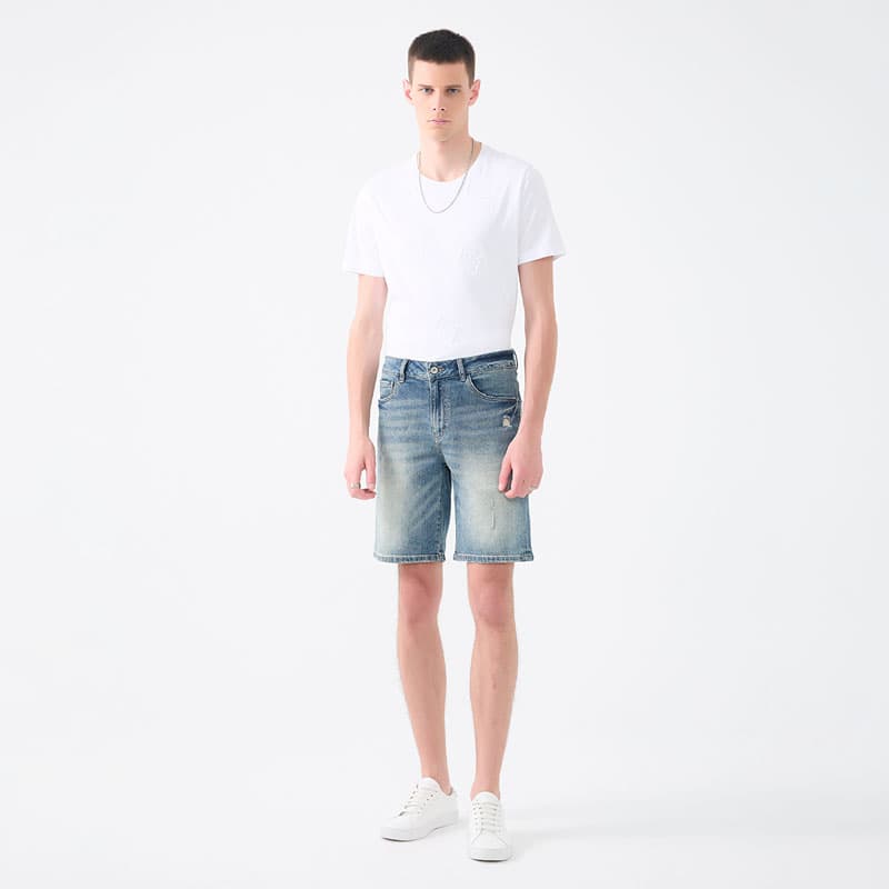 Джинсовые шорты DAVID NAMAN SS24 - изображение 10