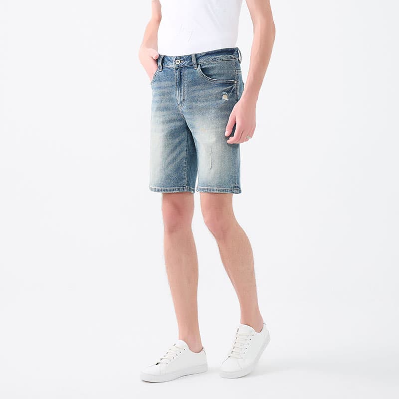 Джинсовые шорты DAVID NAMAN SS24 - изображение 8