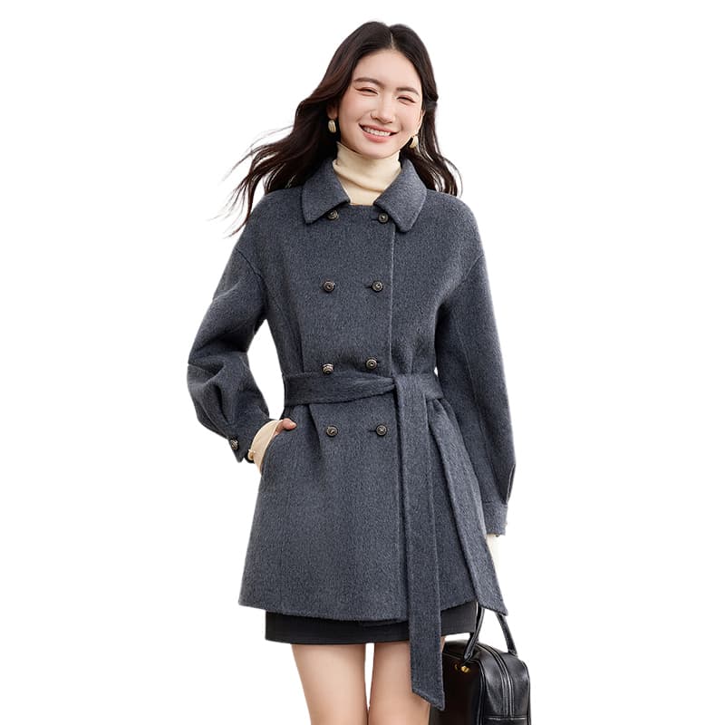 SENTUBILA Dark Gray Women's Coat SENTUBILA Темно-серый женский пальто - изображение 3