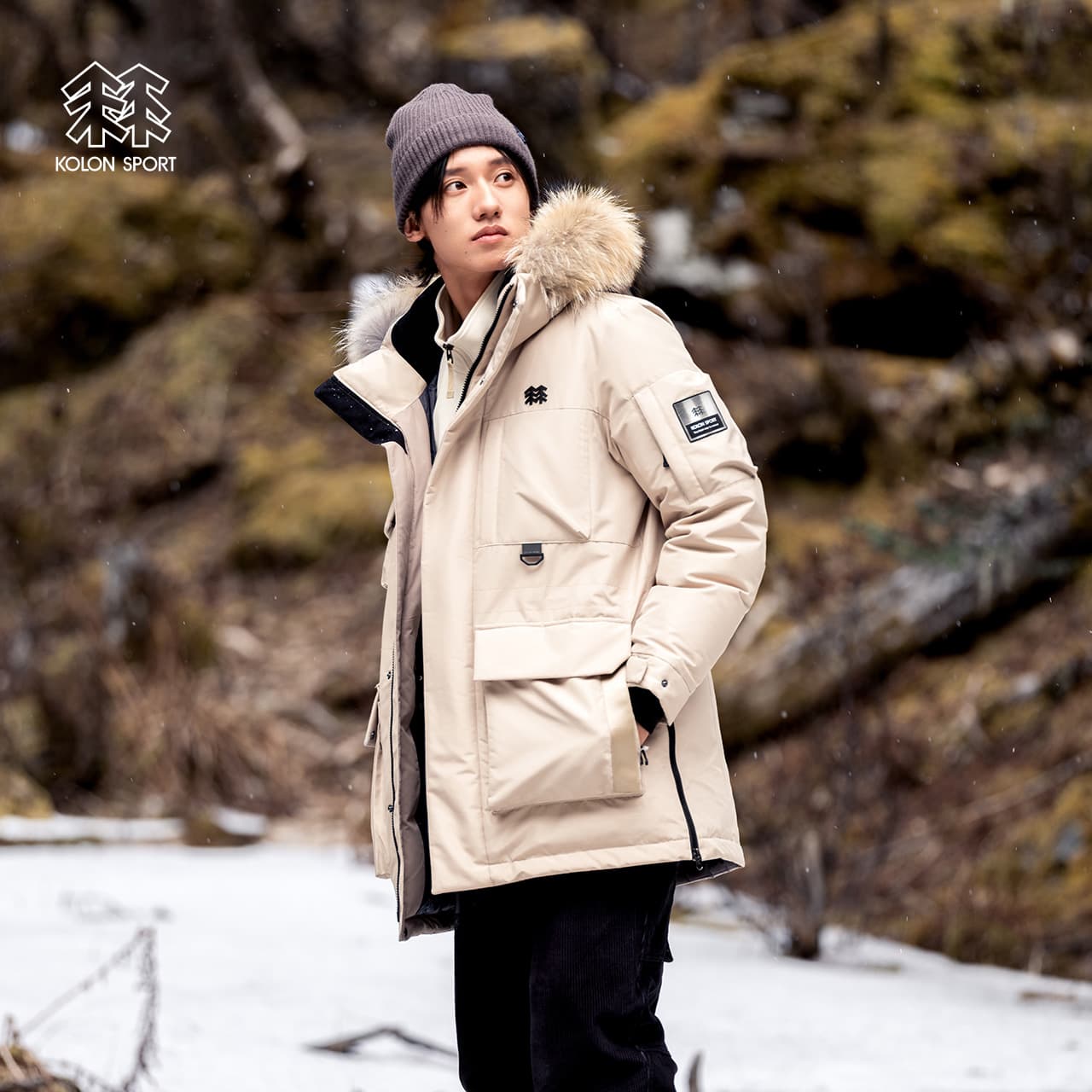 Зимняя куртка KOLON SPORT OFF CAMP Antarctica Down Jacket - изображение 4