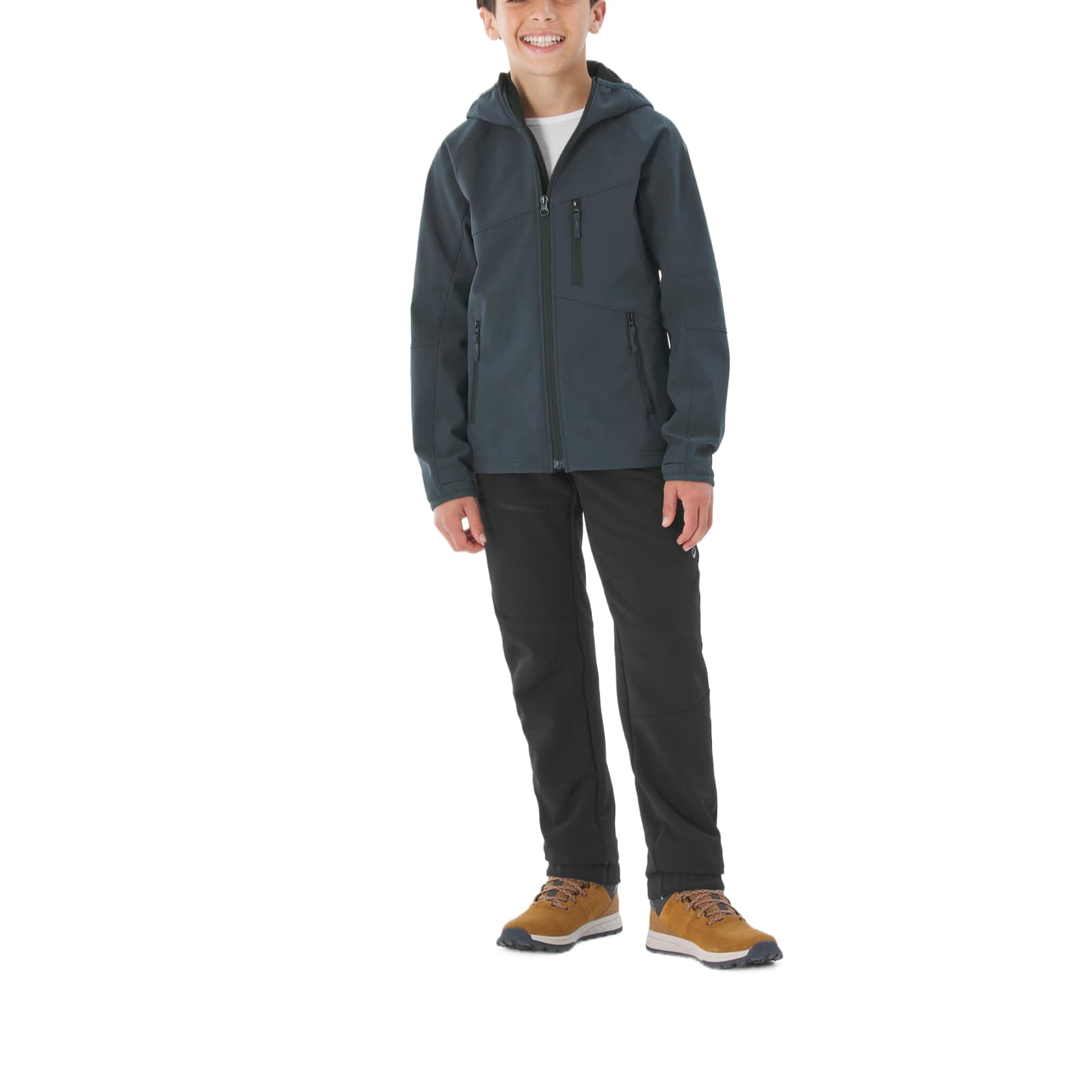 DECATHLON MH900 Graphite Gray Smoke Black Kids Jackets ДЕКАТЛОН MH900 Графитовый Серый Дымчатый Черный Детские Куртки - изображение 3