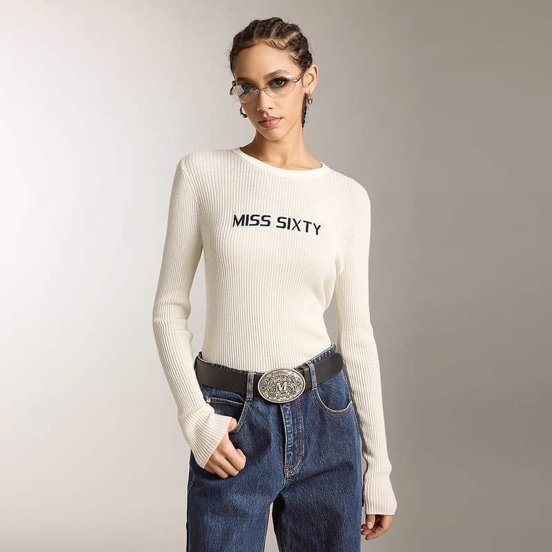 Кофта Miss Sixty Slim Fit Long Sleeve Sweater - изображение 3
