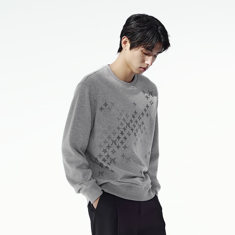 Кофта PEACEBIRD MEN Star Print Sweatshirt - изображение 4