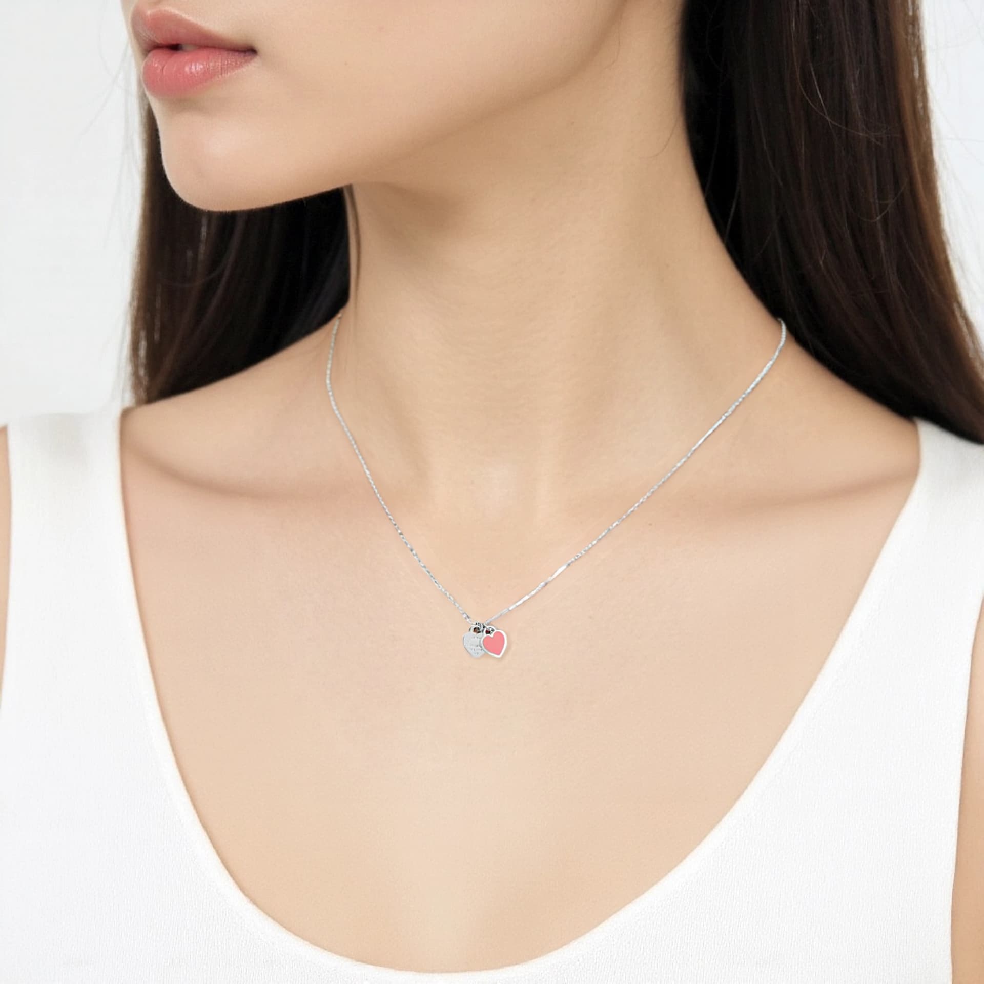 Ожерелье Tiffany & Co. Return to Tiffany Double Heart Necklace - изображение 4