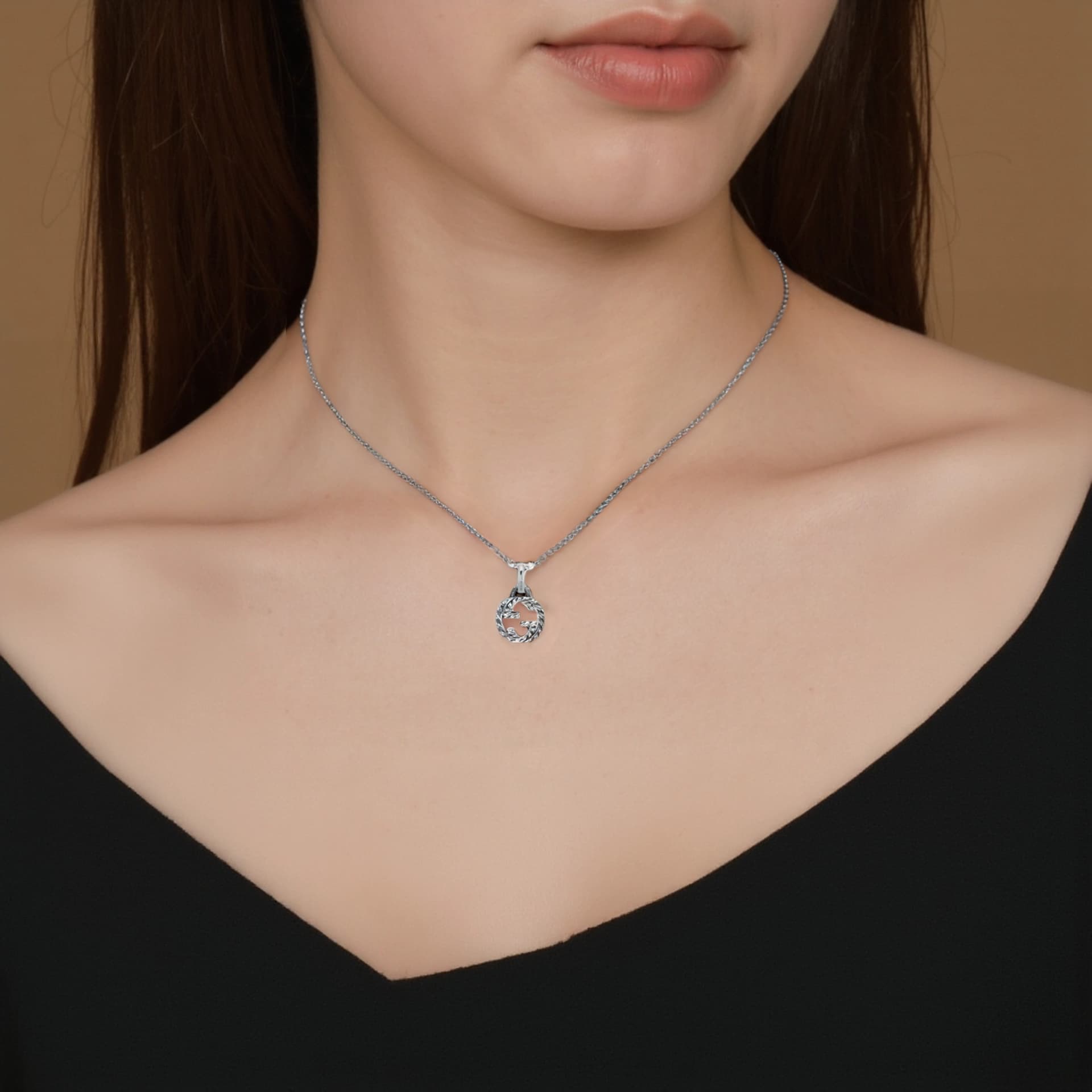 Ожерелье Gucci Interlocking G Necklace - изображение 4
