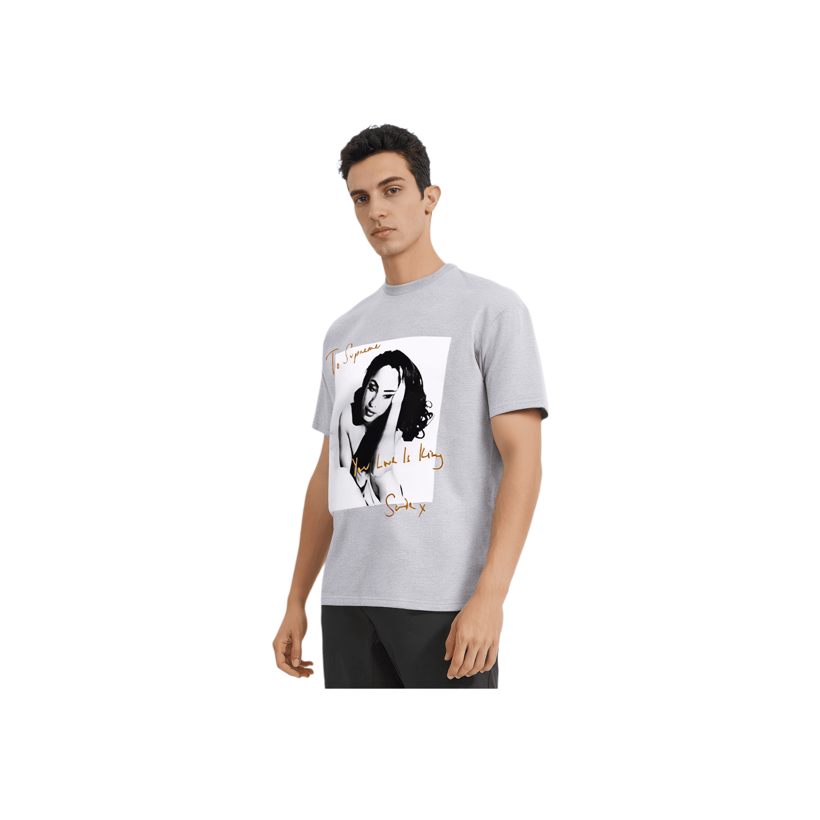 Футболка Supreme SS17 Sade Tee Grey - изображение 1