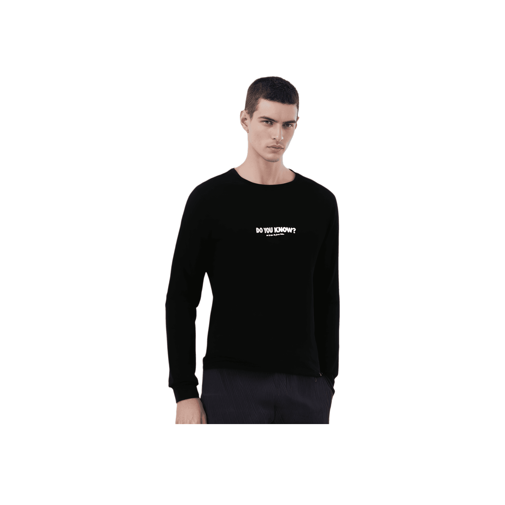 Футболка Jordan AS M JSW LS AJ3 DO YU KNOW logoT - изображение 1