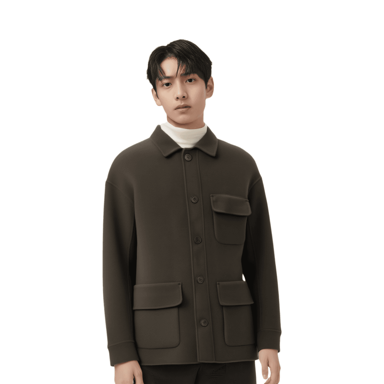 Куртка UNIQLO FW20 Wool Work Jacket - изображение 2