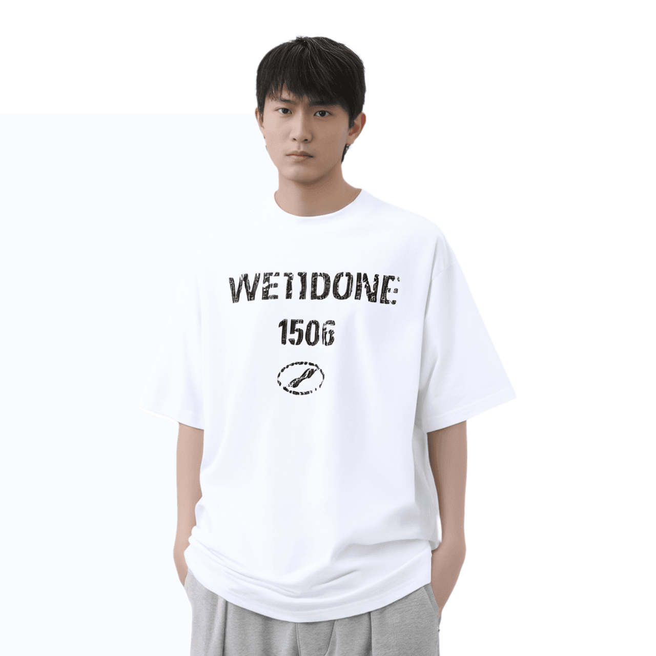 Футболка WE11DONE SS25 LOGOT - изображение 4