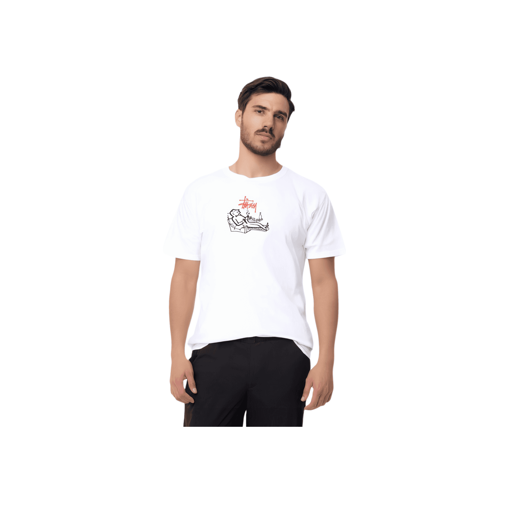 Футболка Stussy Loungin Tee T - изображение 3