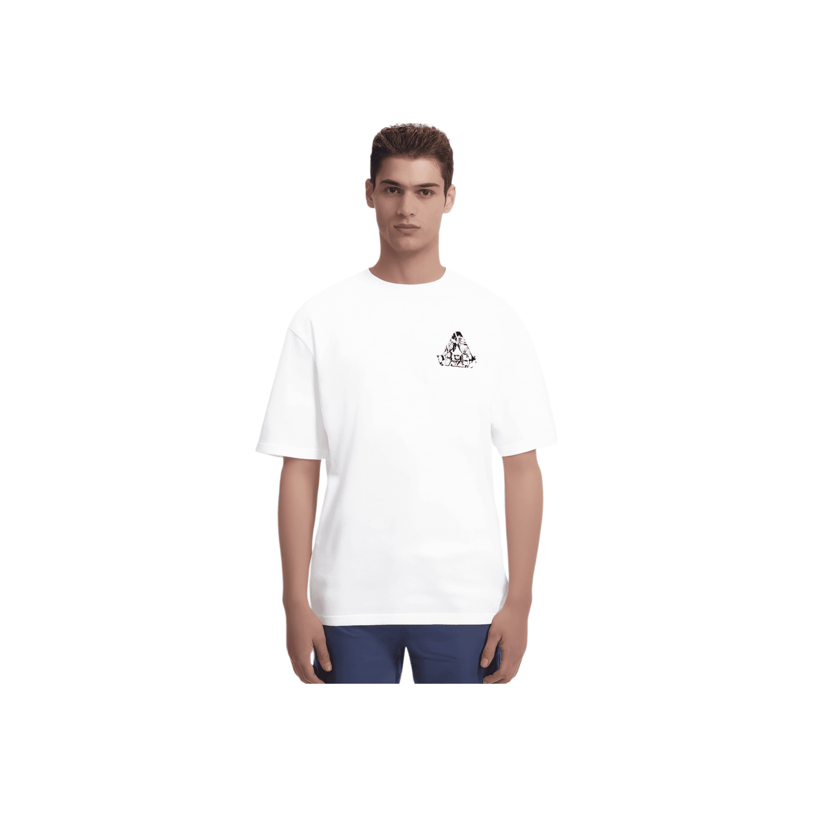 Футболка PALACE Tri-Heads T-Shirt White FW21 T - изображение 1