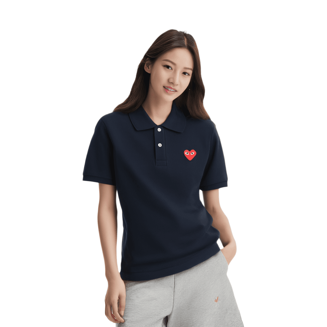 CDG Play Navy Polo - изображение 3