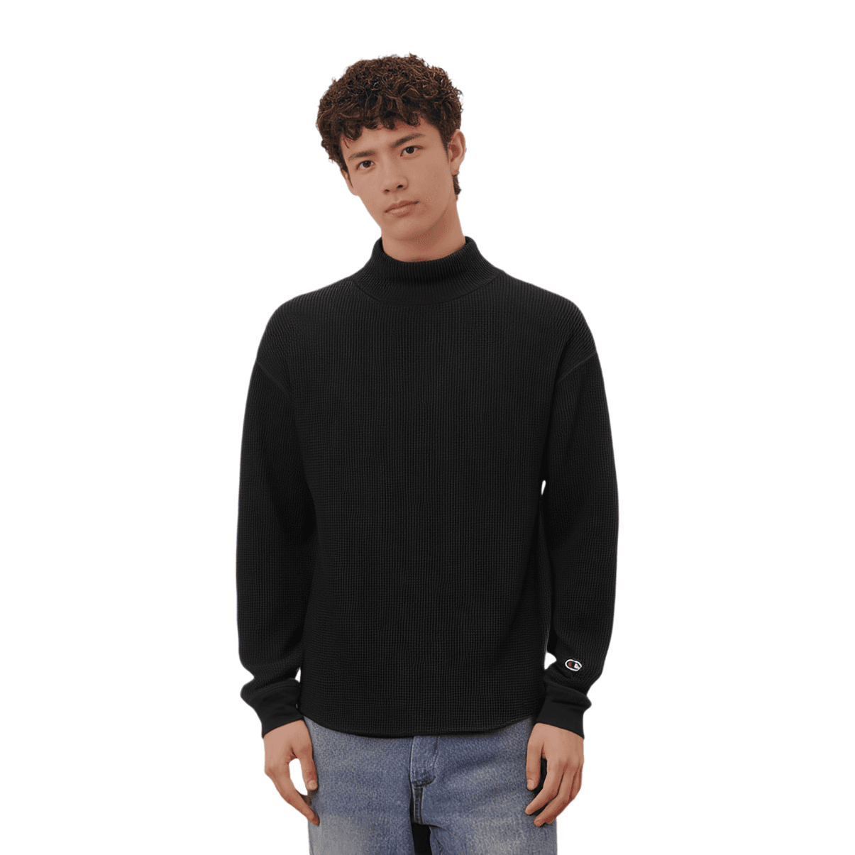 Футболка Champion FW24 Black Turtleneck - изображение 3
