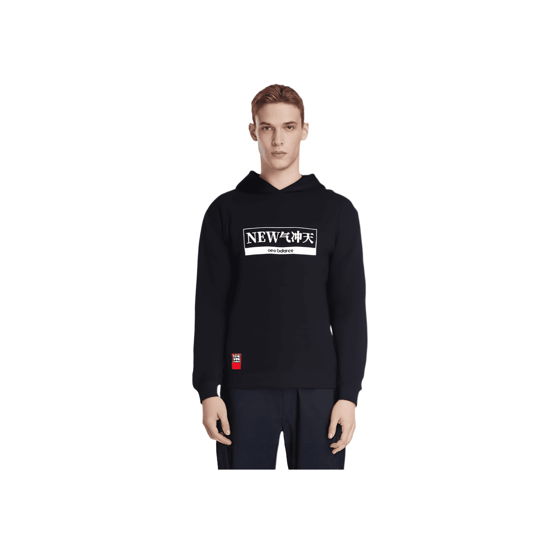 Худи New Balance Мужские Черные Толстовки - изображение 1