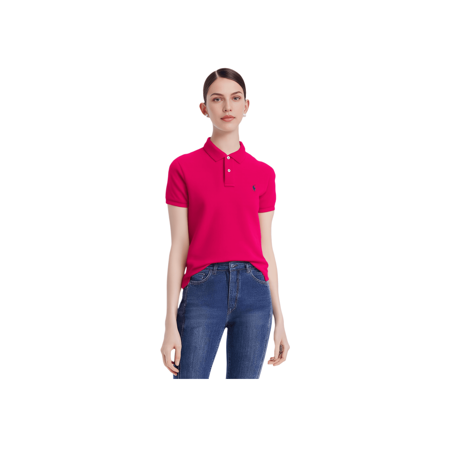Polo Ralph Lauren Поло Классическая версия Женские Розовый - изображение 1