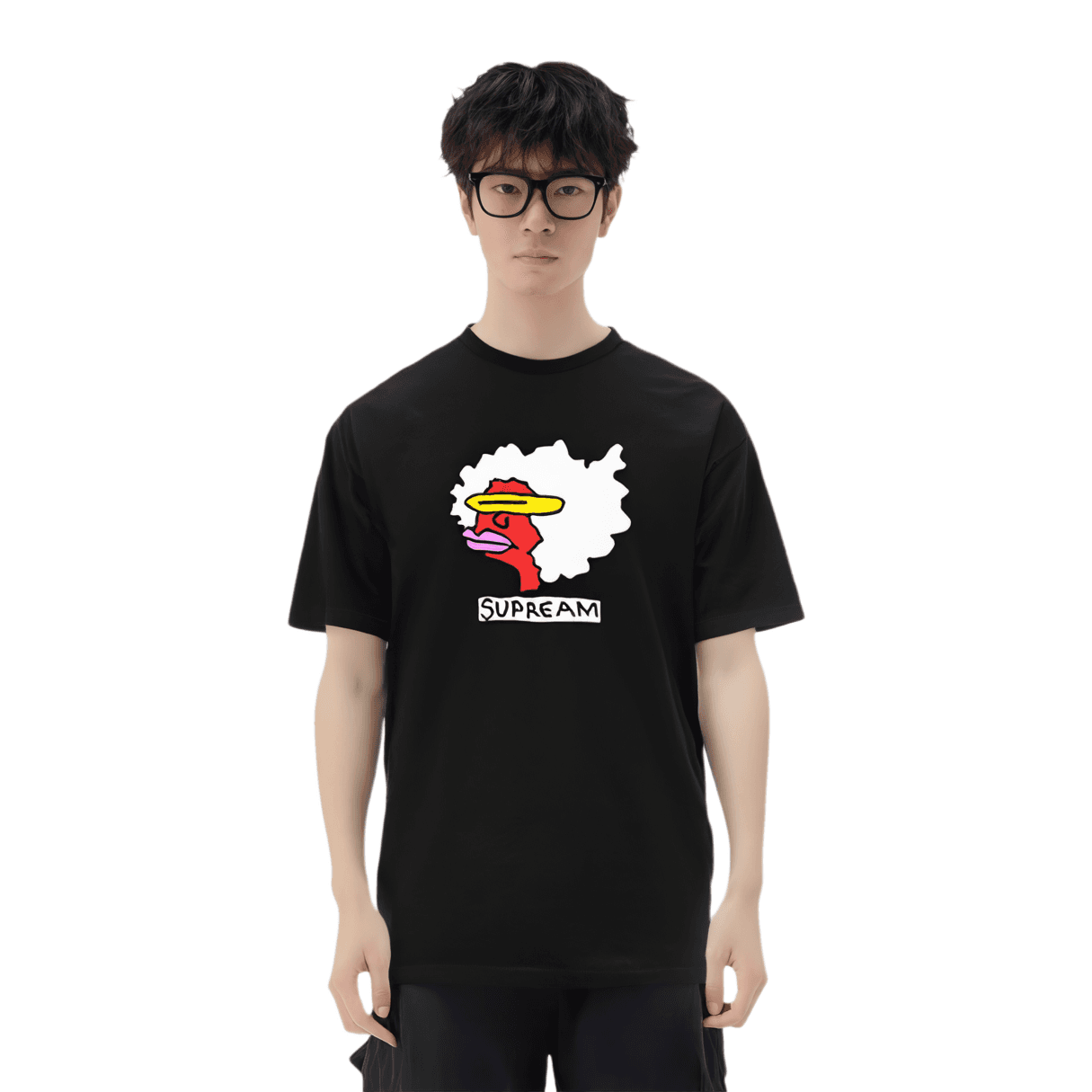 Футболка Supreme FW17 Gonz Tee Black - изображение 4