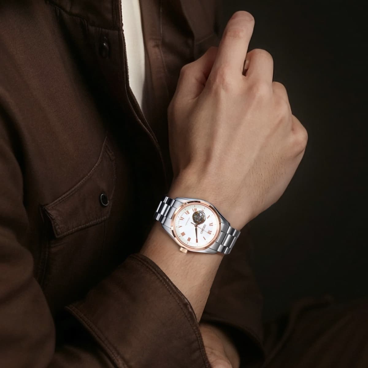 Часы Seiko Presage 40mm White Dial - изображение 3