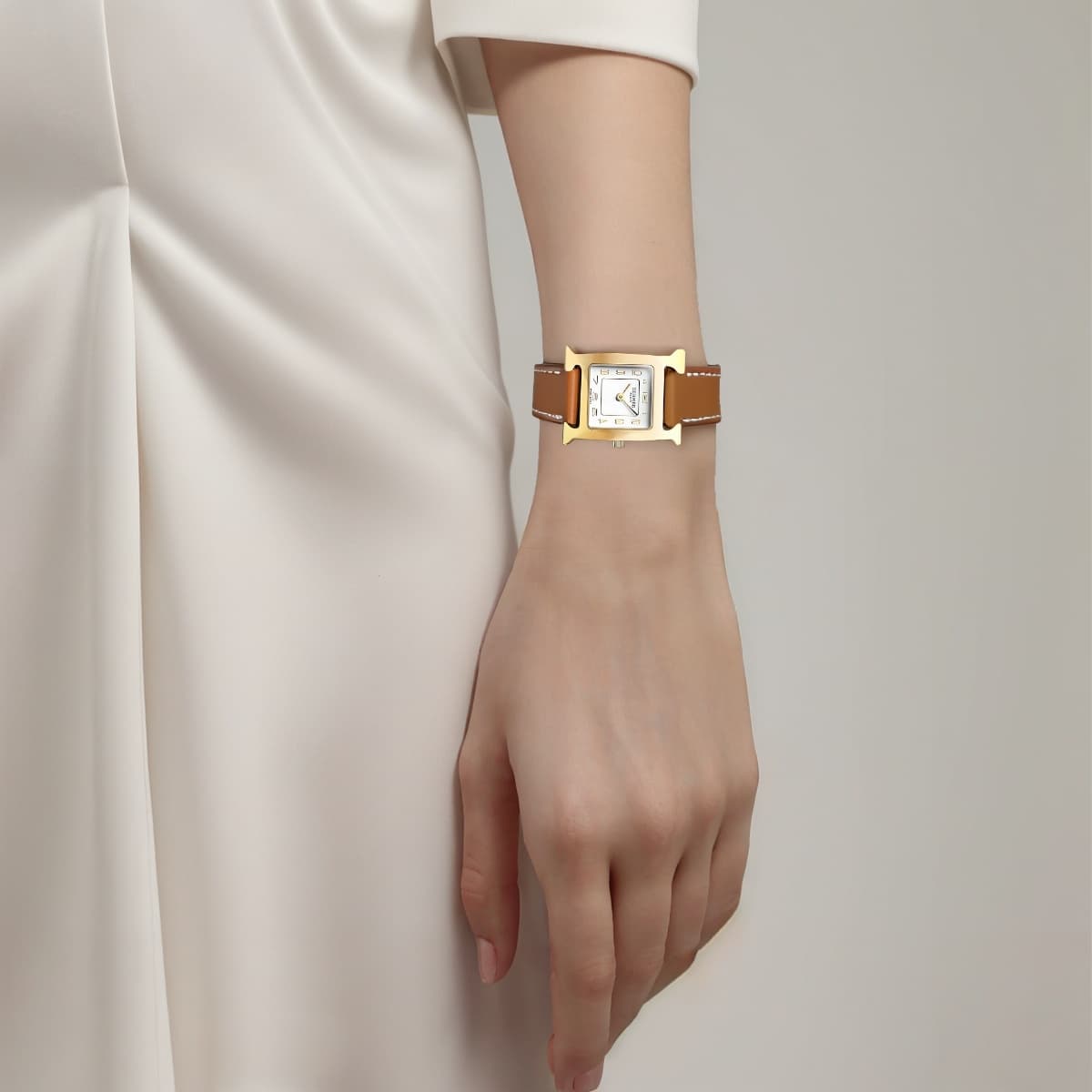 Механические часы HERMES 25*25mm 30 - изображение 2