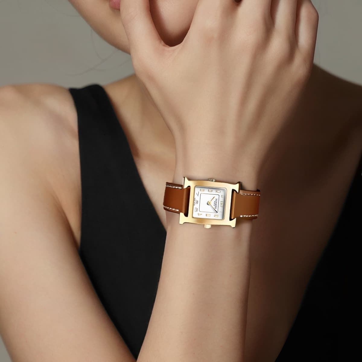Механические часы HERMES 25*25mm 30 - изображение 4