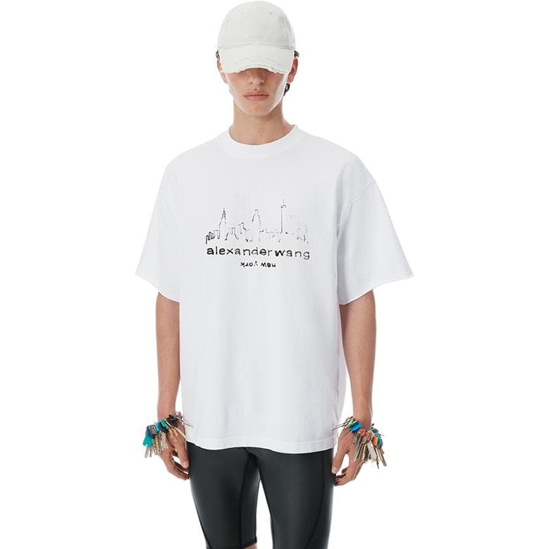 Футболка Alexander Wang Oversized Logo T-Shirt - изображение 3