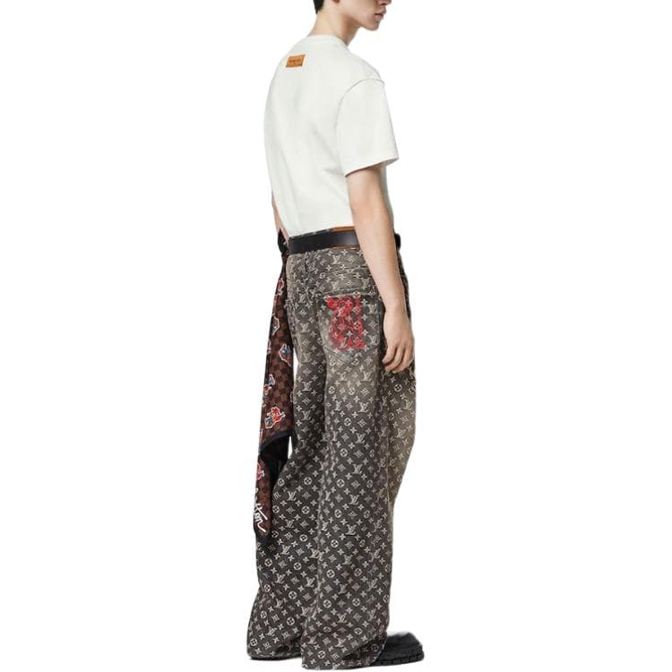 Штаны Louis Vuitton FW22 Logo Jeans - изображение 4