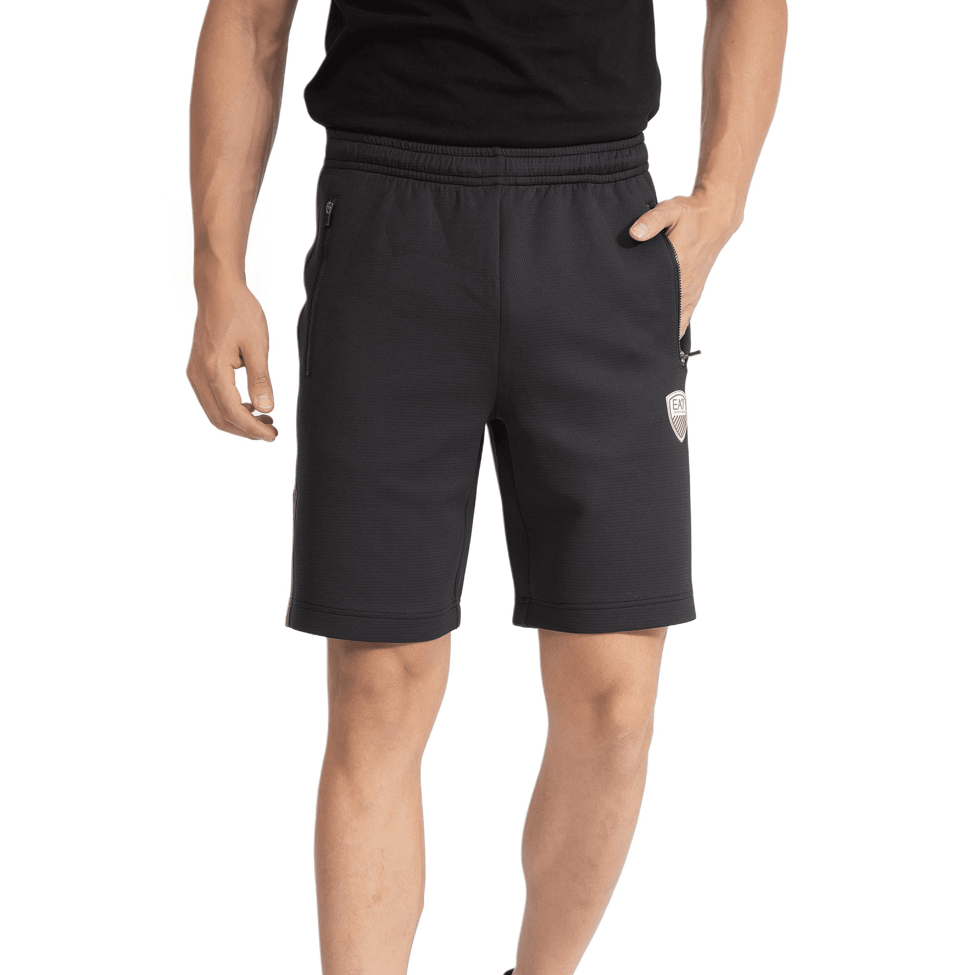 Шорты Emporio Armani EA7 Coal Black Shorts - изображение 4