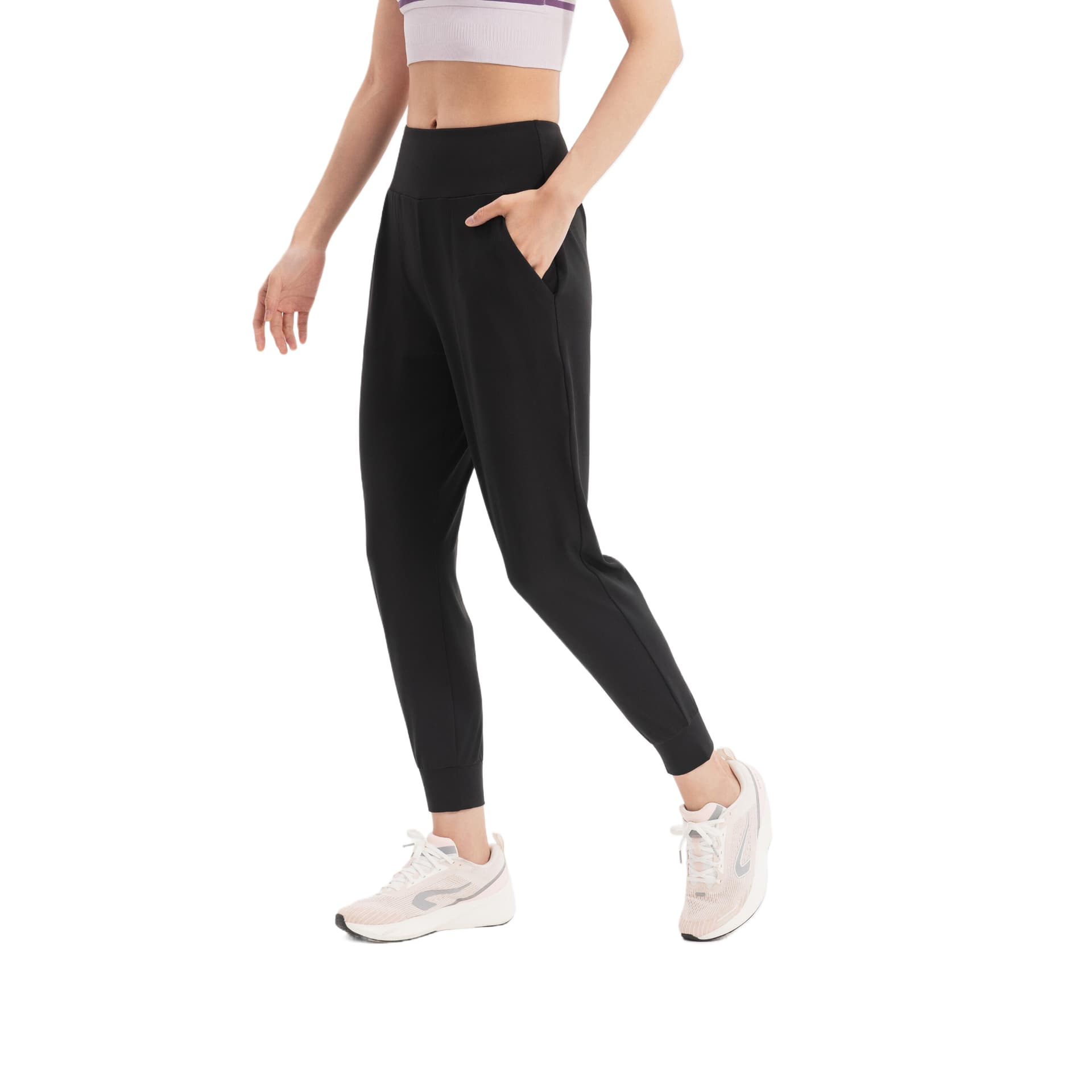 DECATHLON Дымчатый Черный Женские Йога Штаны - изображение 3