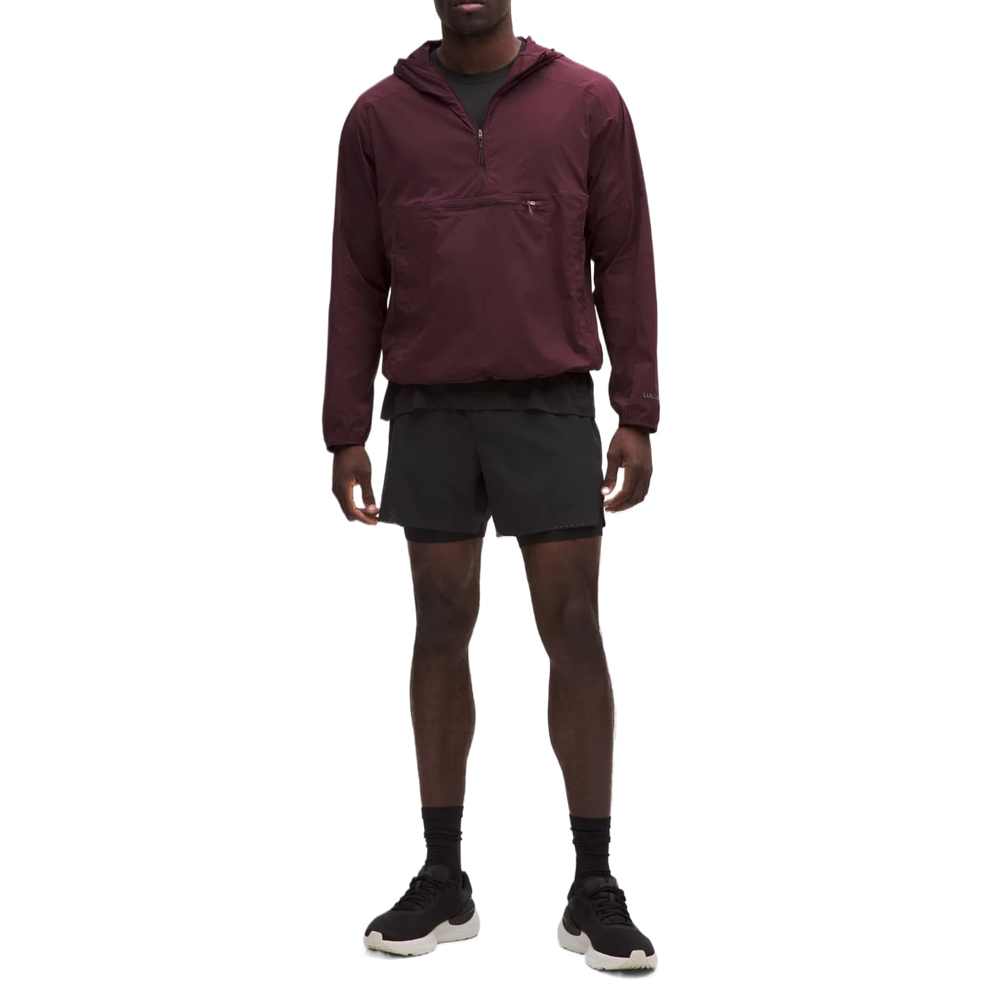 Тренировочные штаны lululemon Fast and Free Lined Running Short5" Black) - изображение 3
