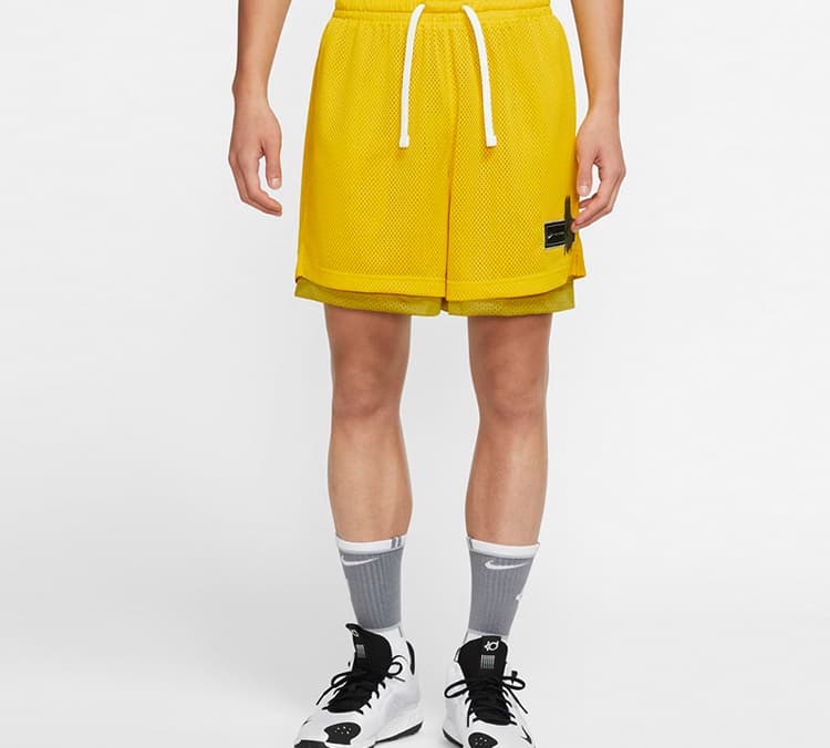 Шорты Nike KD Basketball Shorts Yellow - изображение 4