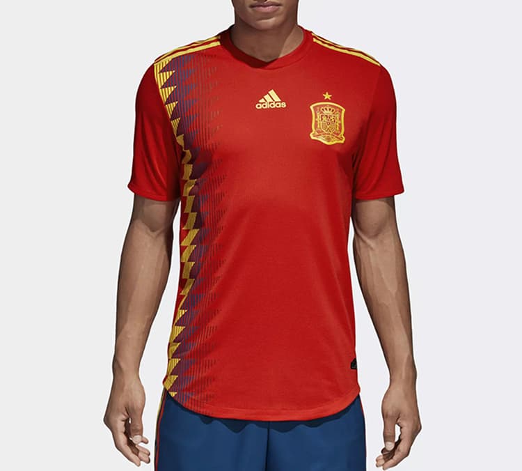 adidas 2018 World Cup Spain Jersey Red - изображение 4