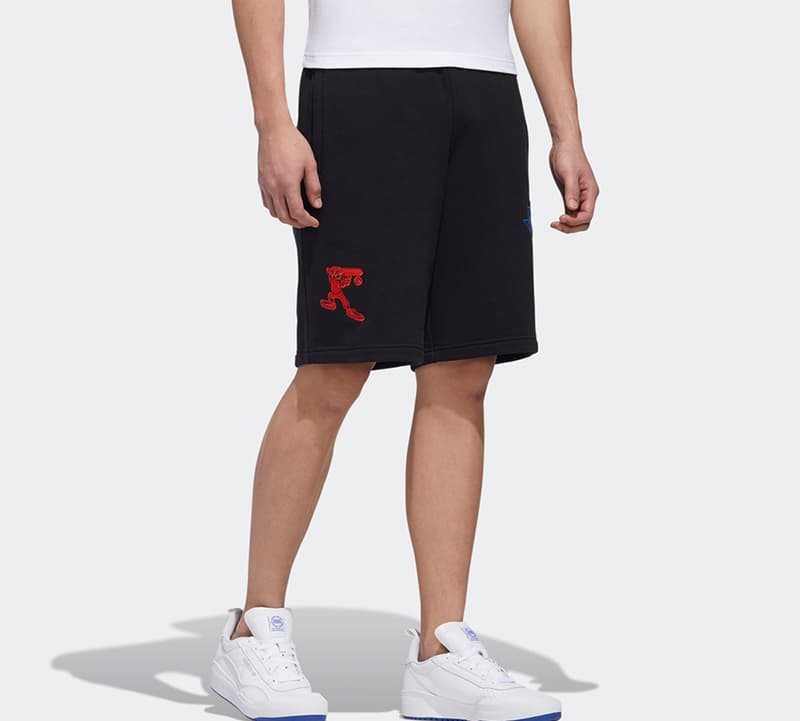 Шорты adidas x Disney Goofy Embroidered Shorts Black - изображение 3