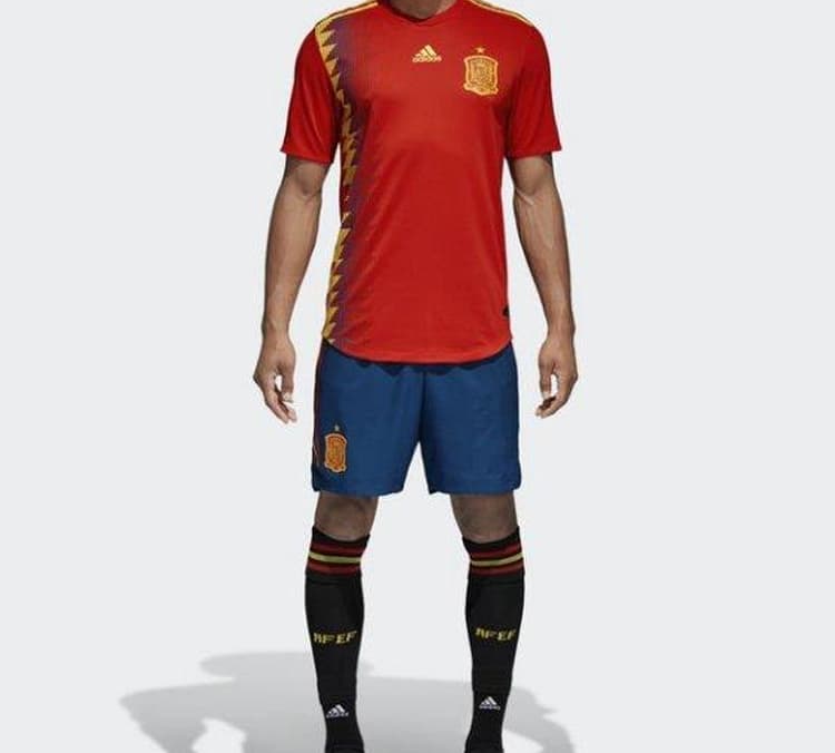 adidas 2018 World Cup Spain Jersey Red - изображение 5