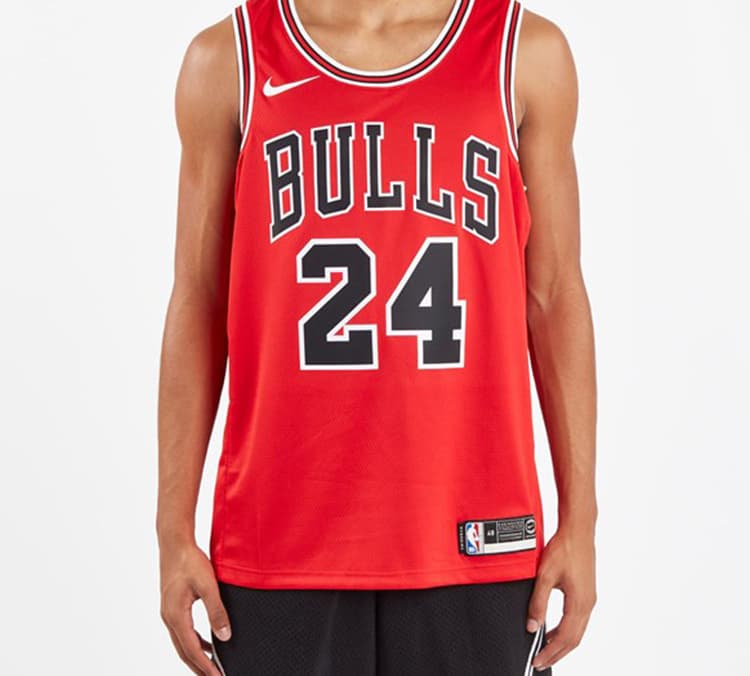 Баскетбольная майка Nike NBA Chicago Bulls Markkanen 24 Jersey - изображение 4