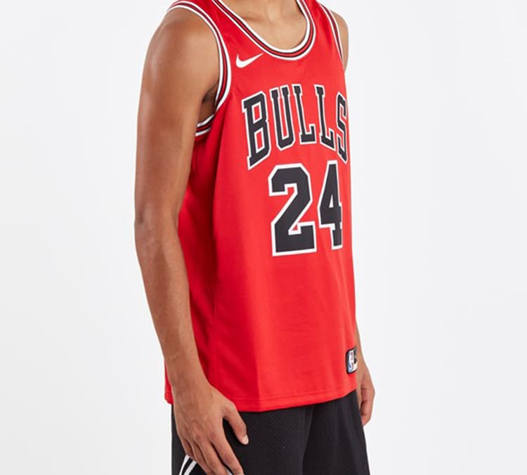 Баскетбольная майка Nike NBA Chicago Bulls Markkanen 24 Jersey - изображение 5