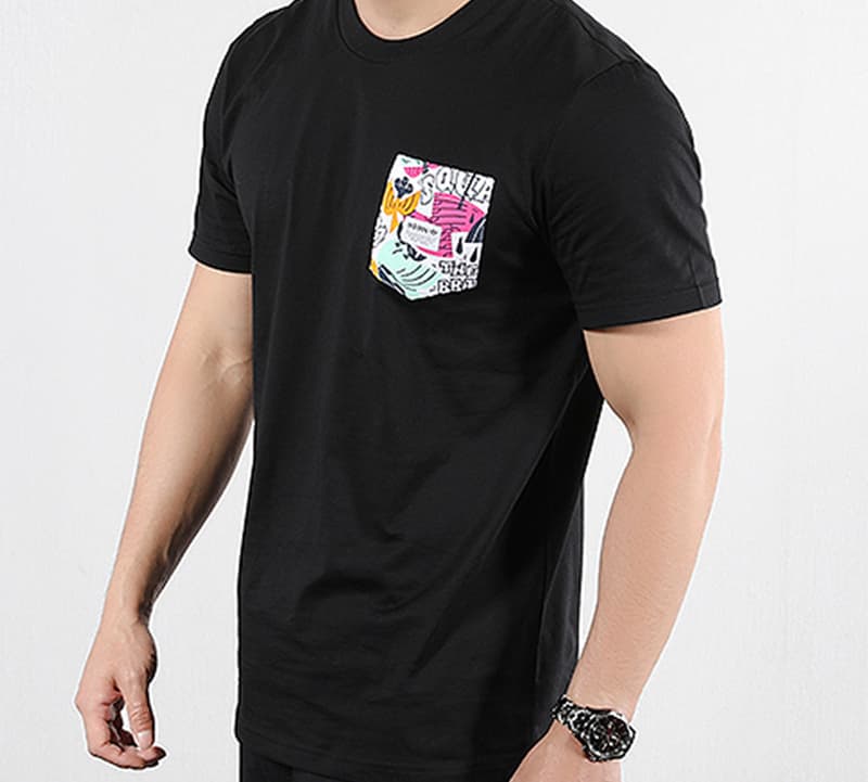 Футболка adidas Originals Walker Pkt Black - изображение 4