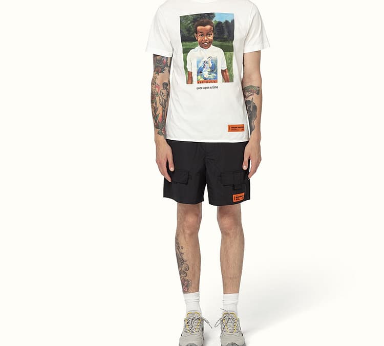 Футболка Heron Preston Portrait Print T-Shirt White - изображение 4