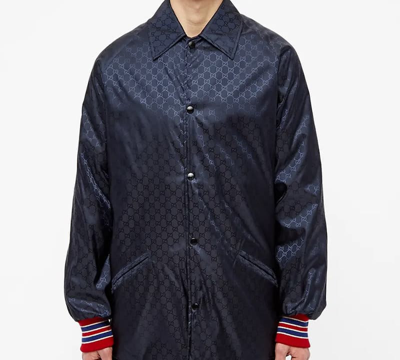 Куртка Gucci GG Jacquard Jacket Navy - изображение 2