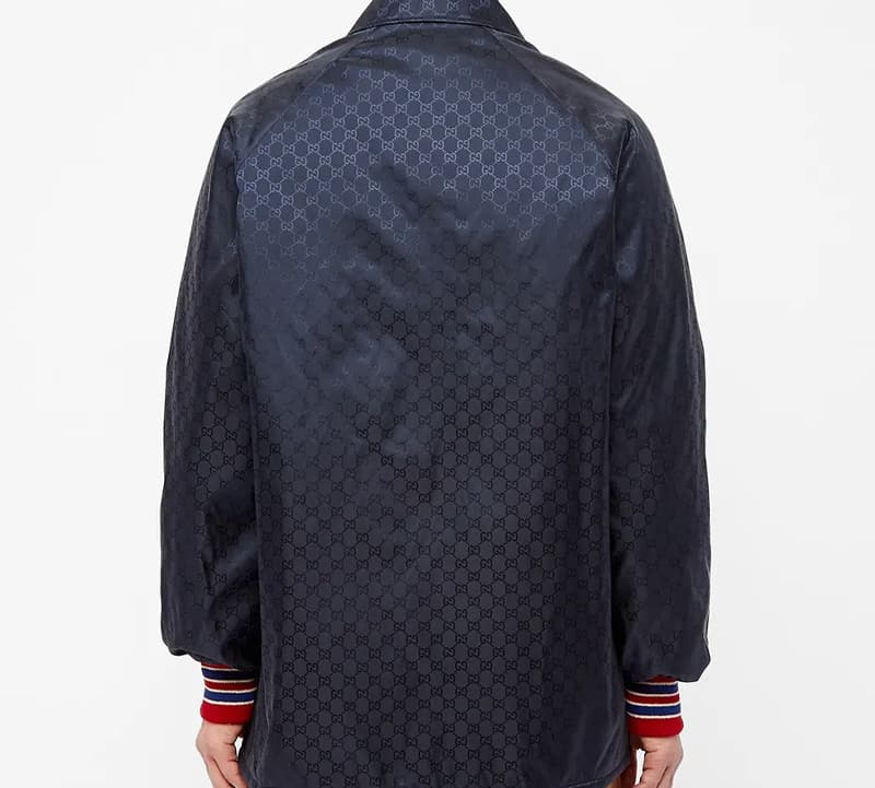 Куртка Gucci GG Jacquard Jacket Navy - изображение 3