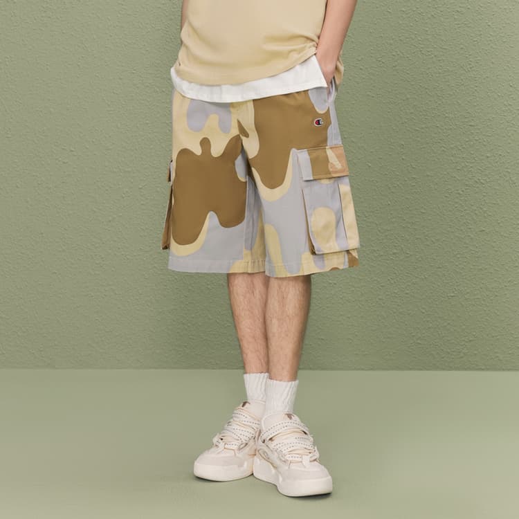 Шорты Champion Rochester C-Logo Shorts Yellow Camo - изображение 5